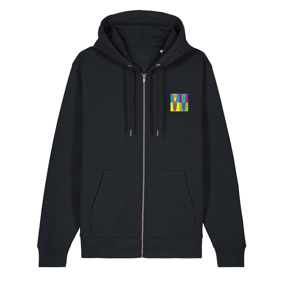Dubbe bunt - Zip-Hoodie Unisex