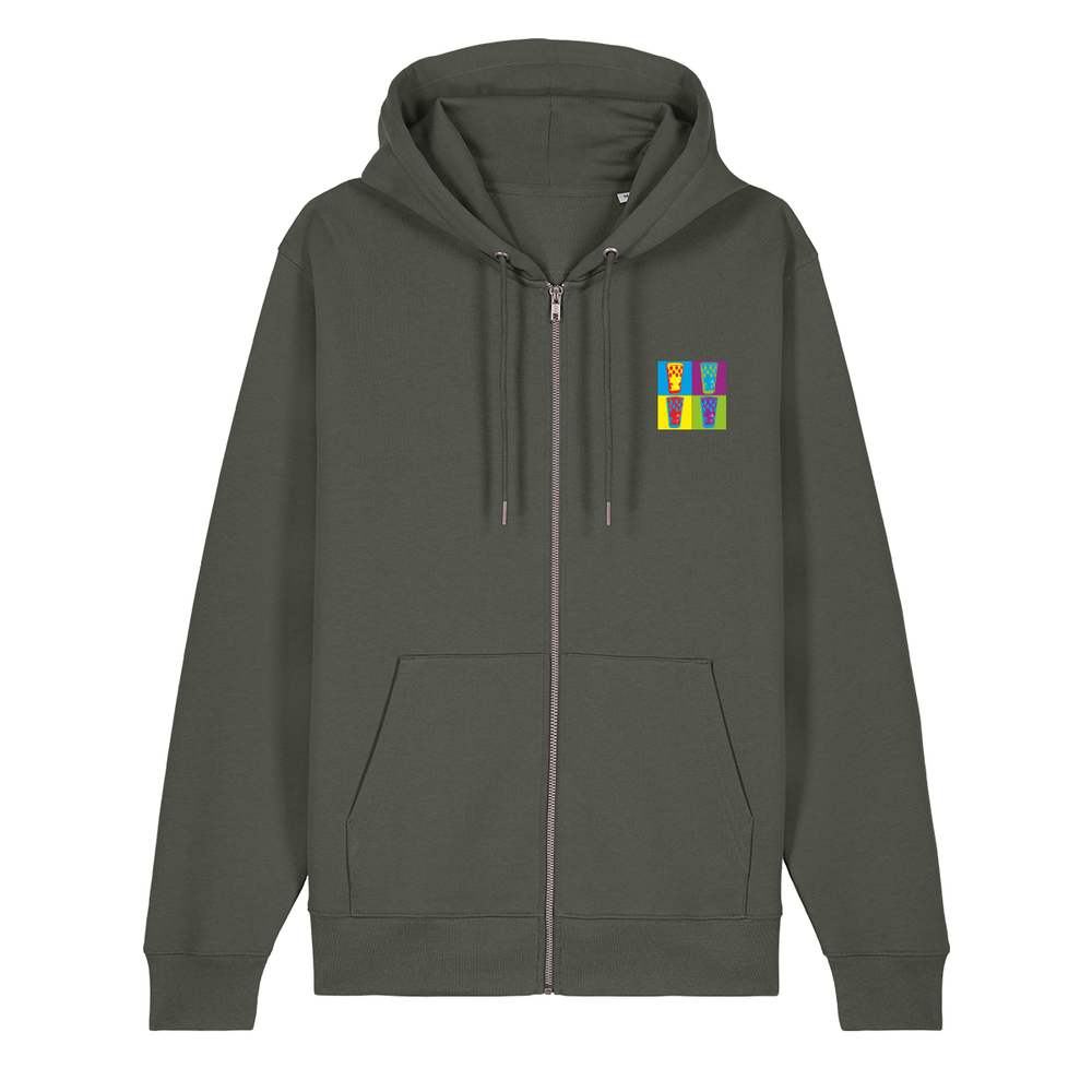 Dubbe bunt - Zip-Hoodie Unisex