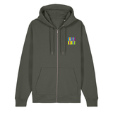 Dubbe bunt - Zip-Hoodie Unisex