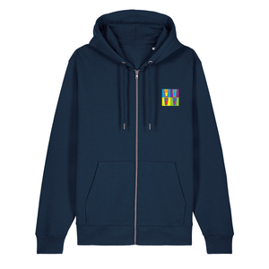 Dubbe bunt - Zip-Hoodie Unisex