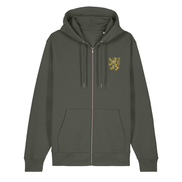 Pfälzer Löwe gold - Zip-Hoodie Unisex
