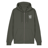 Pfälzer Löwe silber - Zip-Hoodie Unisex