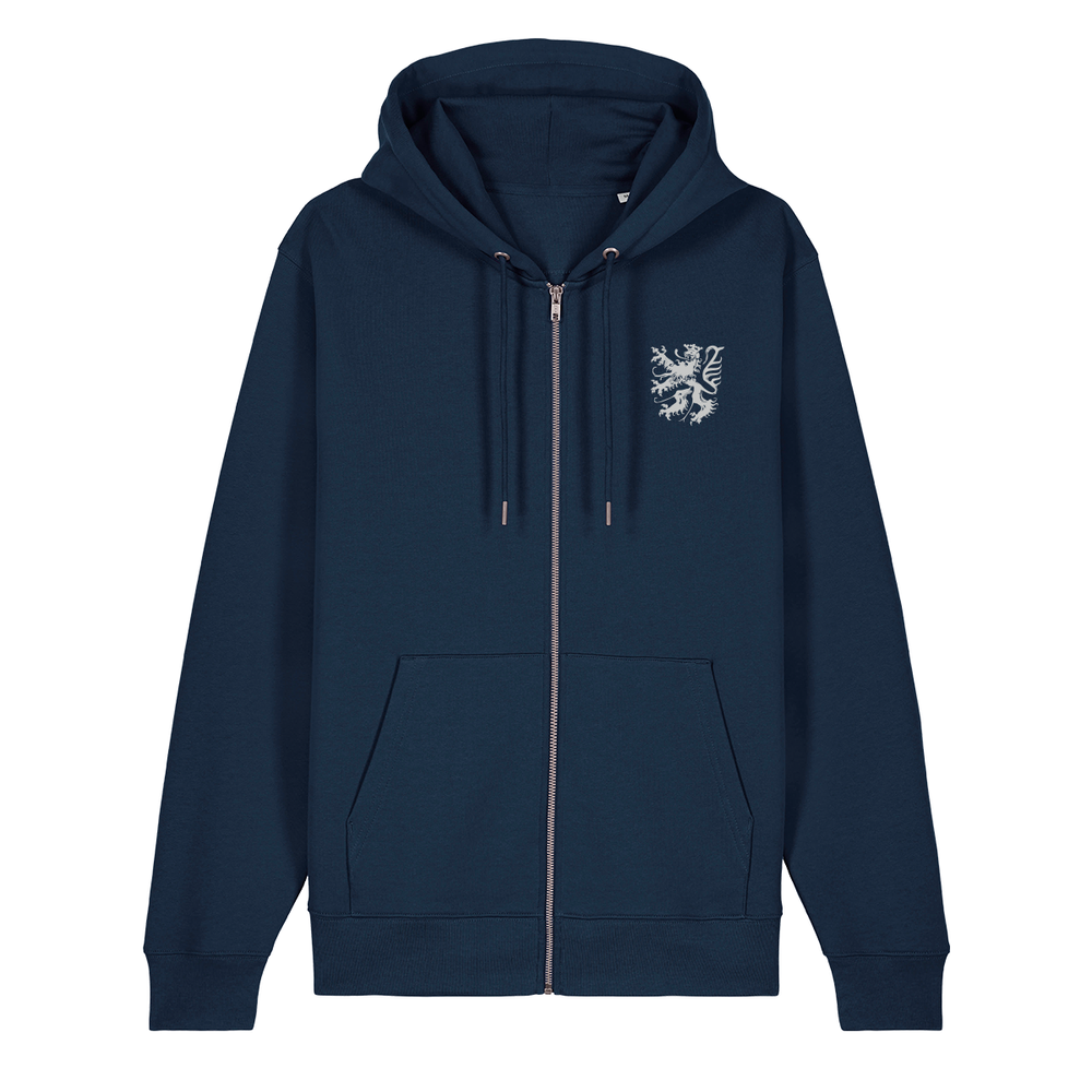 Pfälzer Löwe silber - Zip-Hoodie Unisex
