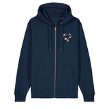 Mandelblüte - Zip-Hoodie Unisex