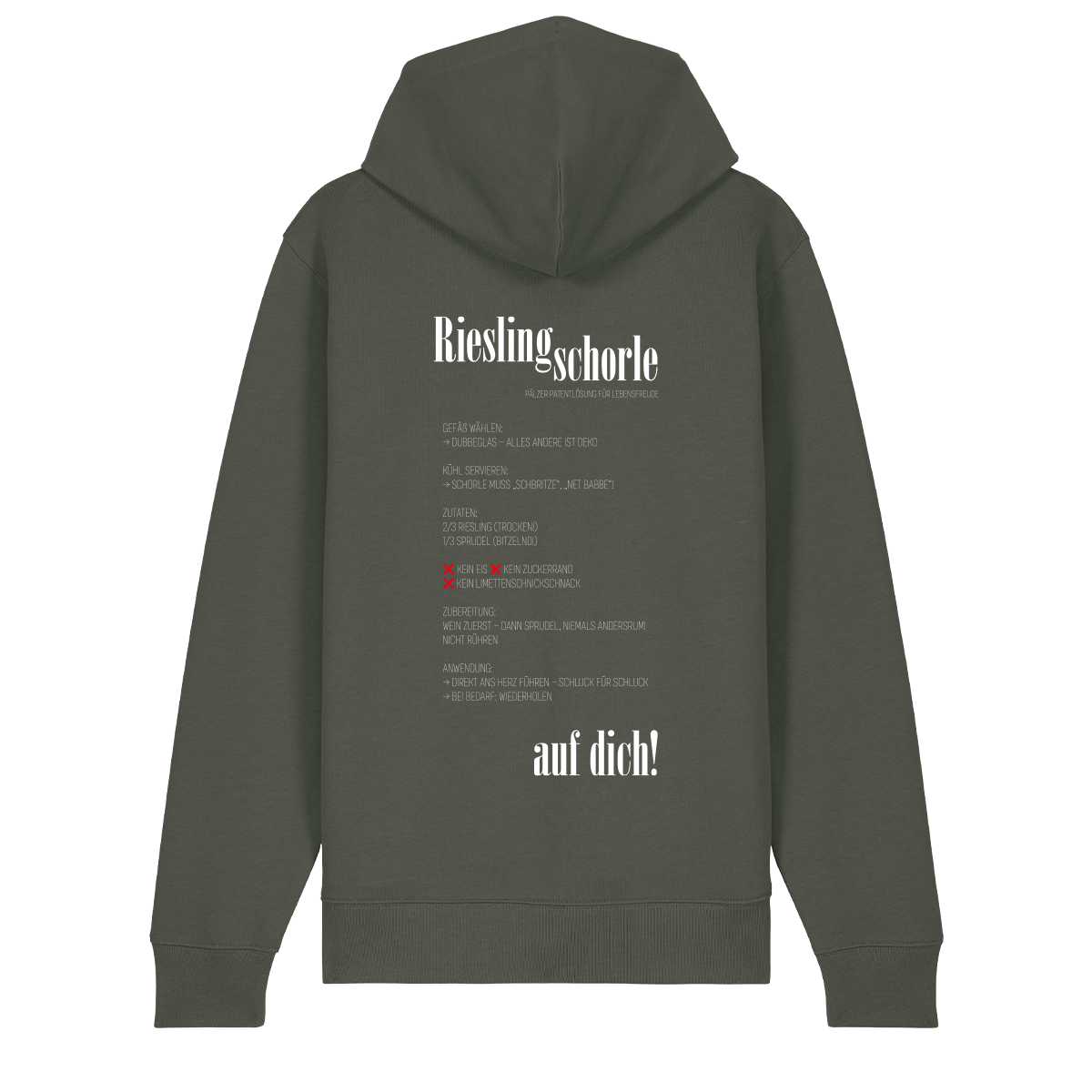 Rieslingschorle - Zip-Hoodie Unisex