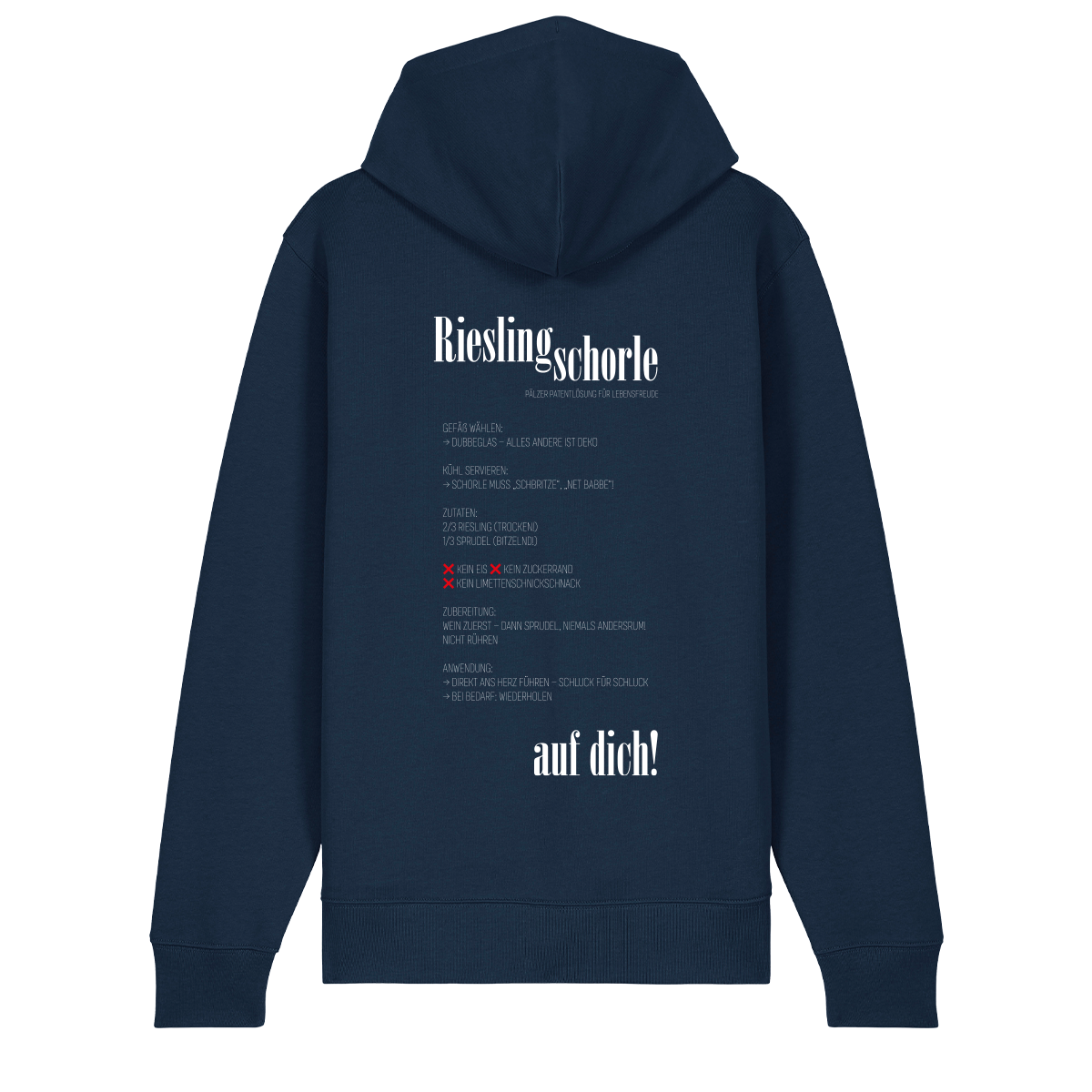Rieslingschorle - Zip-Hoodie Unisex